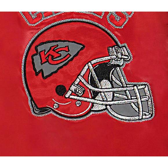 NEW STARTER men's kansas city chiefs varsity jacket in red